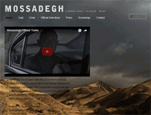 Tablet Screenshot of mossadeghfilm.com
